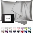 thumbnail image 1 of Chenchen Silk Pillowcase for Women, Mulberry Silk Pillowcase for Hair and Skin and Stay Comfortable and Breathable During Sleep (Queen, Grey), 1 of 1