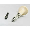 thumbnail image 2 of Hand Chuck Wooden Mushroom Wood Handle Pin Vise Tool 2 Collets Hold 0-1/8 By JTS, 2 of 3