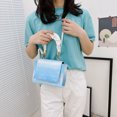 thumbnail image 1 of Bolsa Vintage mujer degradado PU hombro Messenger Bag plisado bolsos (azul) Tmvgtek Para estrenar, 1 of 9