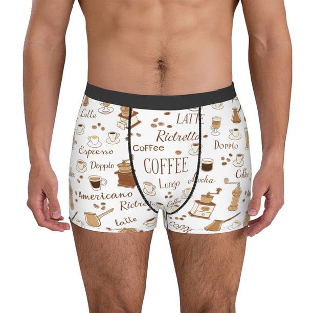Fotbe Coffee Calzoncillos Tipo Boxer con Bolsa de Soporte Total para Hombre, X-Temp Fresco, Transpirable y de Secado Rápido-X-Large