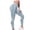 Light Blue, variant on High Waist Tummy Control Yoga Leggings for Women – Butt Lifting Compression Workout Pants with Pockets, Sizes S-2XL