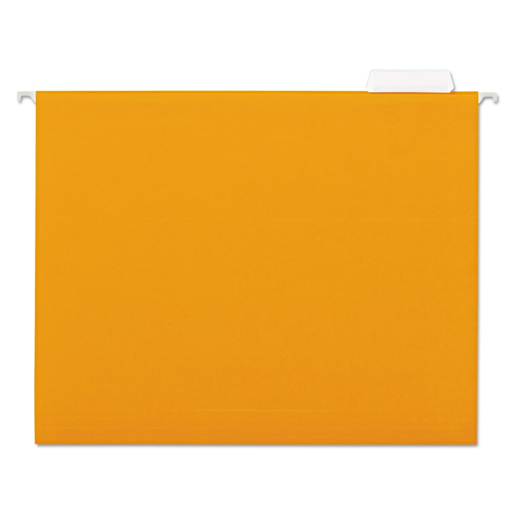 Universal Deluxe Bright Color Hanging File Folders, Letter Size, 1/5