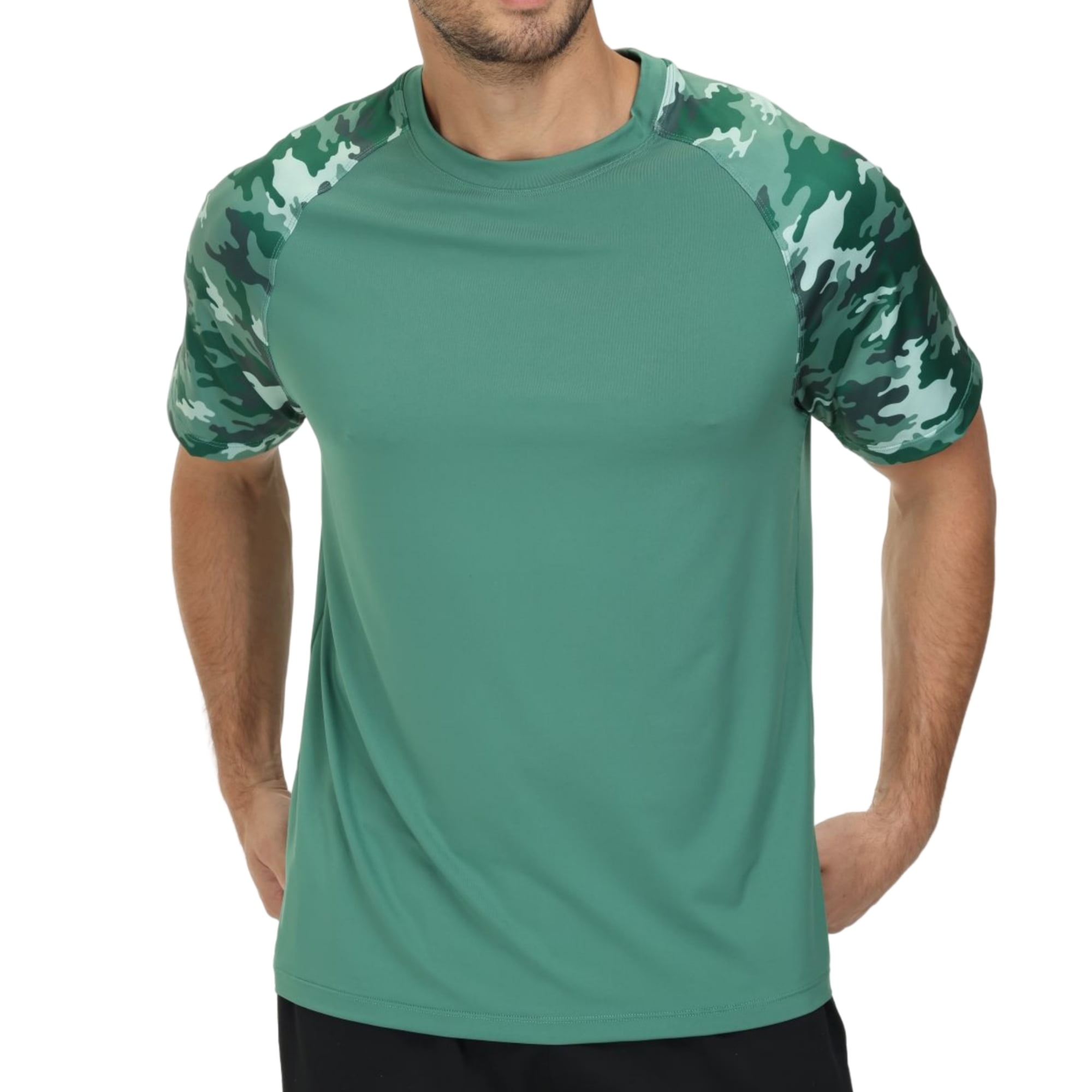 Satankud Men's Quick Dry Sun Protection Short Sleeve UPF 50+UV Sun