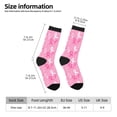 thumbnail image 2 of Fotbe Breast Cancer Awareness (3) Calcetas Largas con Estampado para Hombre y Mujer – Calcetas de Compresión Transpirables y Elásticas, Viajar y Uso Diario Talla 5-11, 2 of 6