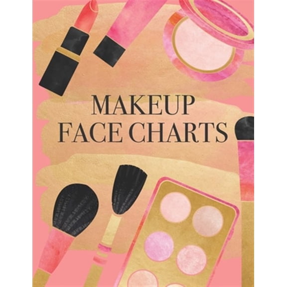 Makeup Face Charts: Face and Make-up Look Details Page (Paperback)