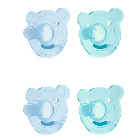 (2 Pack) Philips Avent Soothie Pacifier, 0-3 Months, Bear-Shaped - 2 (Best Pacifier For Reflux)