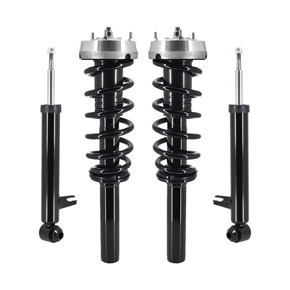 Set of 4 Front Quick Complete Strut - Coil Spring-Rear Shock For BMW X5 2007-2013 w/ 3rd Row Seat