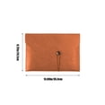 thumbnail image 3 of HSQJHJF Leather File Bag A4 File Bag Briefcase Button Business Office Storage Portable Large Capacity Folder, 3 of 8