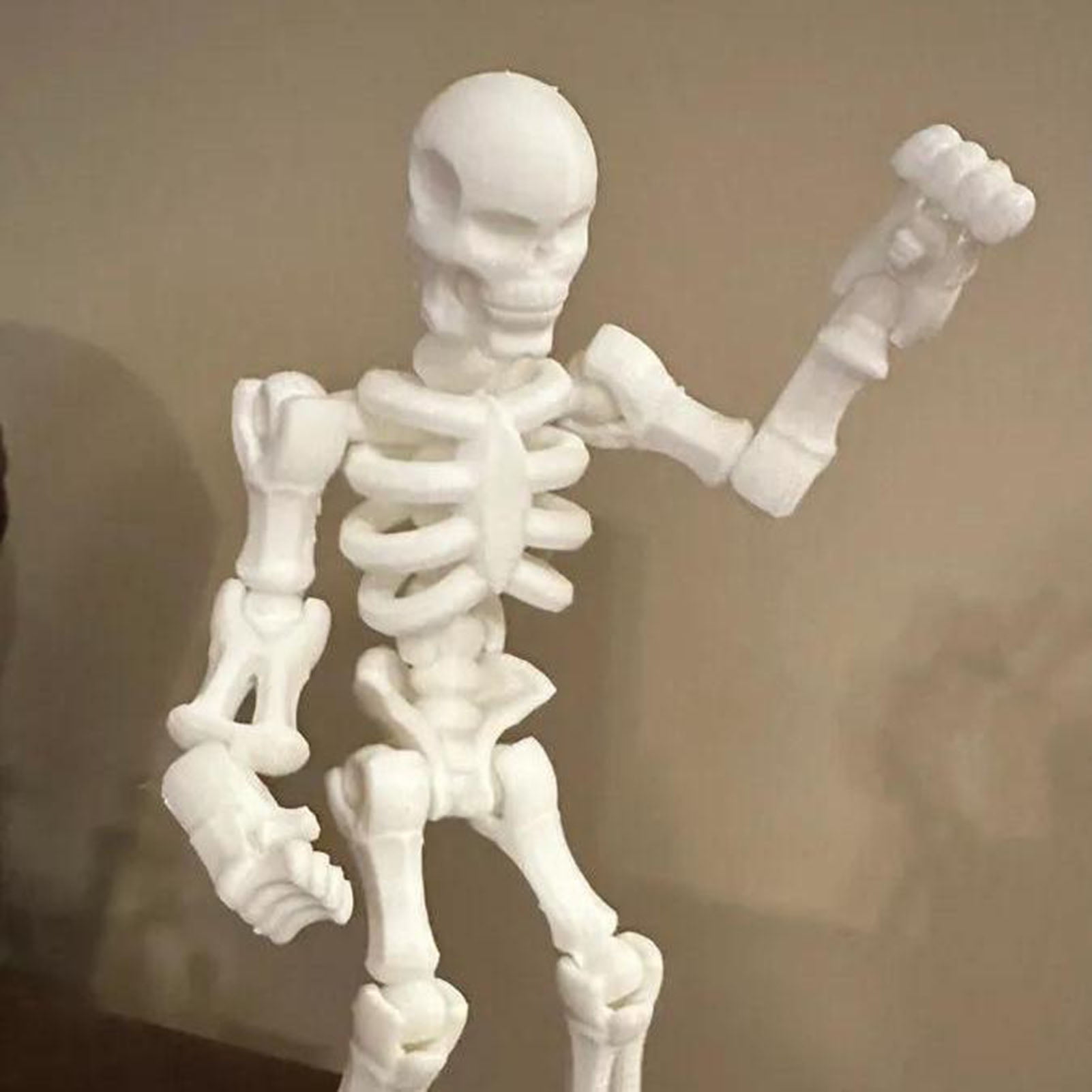 DOITOOL Beweegbaar Skelet Figuur voor DIY Plastic Marionet met