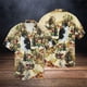thumbnail image 3 of Nuevas camisetas hawaianas con estampado 3D del Día de la Independencia con diseño de gatos para hombres y mujeres, camisetas hawaianas de manga corta para niños, regalo para amantes de los gatos, 3 of 5
