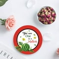 thumbnail image 4 of POGLIP Summer Fruit Watermelon Seeds Red Set of 4 Round Coaster for Drinks, Absorbent Ceramic Stone Coasters Cup Mat with Cork Base for Home Kitchen Room Coffee Table Bar Decor, 4 of 5