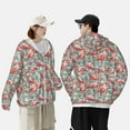 thumbnail image 4 of Disketp Pink Flamingo for Men's Sun Protection Hoodie Performance Long Sleeve Fishing Outdoor Lightweight-Small, 4 of 7