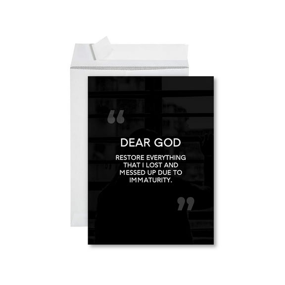 Koyal Wholesale Funny I'm Sorry Jumbo Card Restore Everything That I Lost I'm Sorry Greeting Card with Envelope 1-Pk