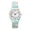 B, variant on Stretch Band Watches for Women: Analog Quartz Bohemian Easy-Read Large Arabic Numeral Expansion Stainless Steel Printed Elastic Band Watch – Versatile Colorful for All Season