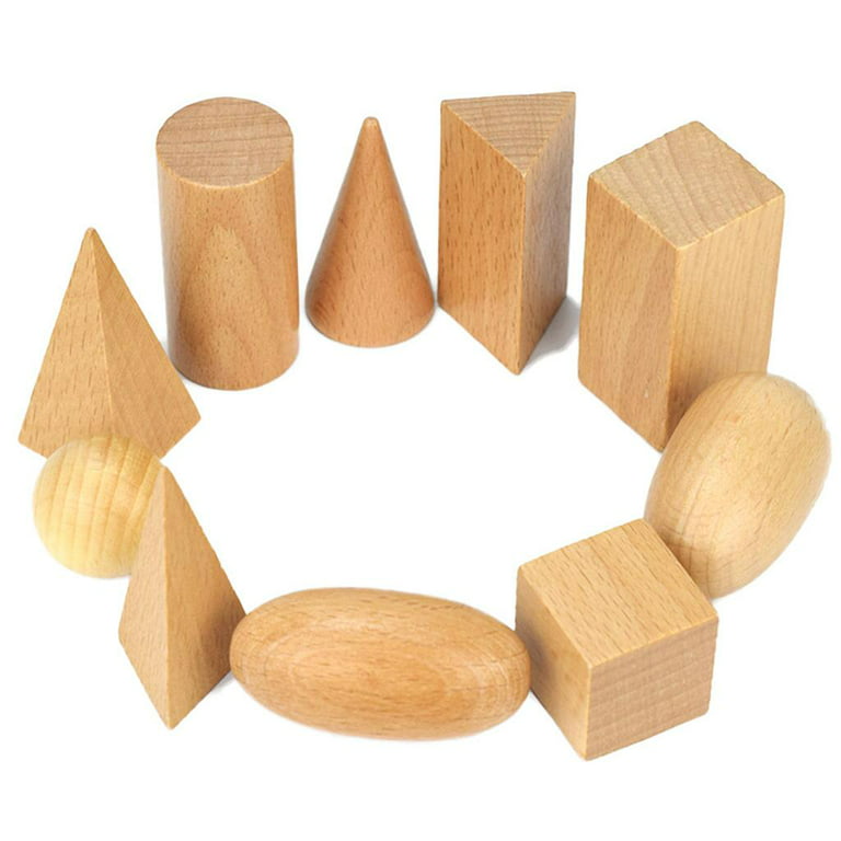 Alasum 12pcs Wood Toys Wooden Toys Wood Carving Blocks Wooden Geometry  Building Block Geometry Blocks Wooden - Yahoo Shopping