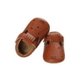 thumbnail image 5 of hirigin Baby Girls Princess Shoes, Soft PU Leather Hollowed Non-slip Bottom Casual Flats Shoes, 5 of 7