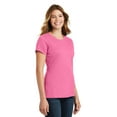 thumbnail image 4 of Port & Company Drapey Long Sleeve Tee (LPC450) New Pink, 4XL, 4 of 6