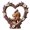 brown, variant on Wooden Couple Heart Sculpture Romantic Wood Art Figurine Home Room Decor for Valentines Day Christmas,Gift For Husband Wife Boyfriend Girlfriend Meaningful Display Piece Keepsake
