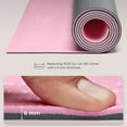 thumbnail image 6 of Sunny Health & Fitness Anti-Slip Dual Color Exercise Yoga Mat (Pink) - SF-EM02-PK, 6 of 7