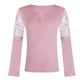thumbnail image 3 of Ichuanyi liquidación de encaje para mujer costura acampanada camisa de gasa de manga larga hembra ICHUANYI WER2023082210550, 3 of 4