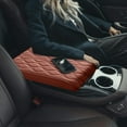 thumbnail image 3 of BotaniNest Armrest Pad Soft Cushion Non Slip Auto Center Console Cover Universal Fit For Vehicles, 3 of 5