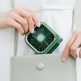 thumbnail image 7 of Clearance under $5 Usloyux Portable Neck Fan USB Rechargeable Battery Operated Cute Design Wearable Cooling Makeup Pocket Fan Mini Lightweight Ultra Quiet Fans for Office, 7 of 7