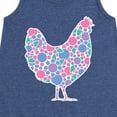 thumbnail image 3 of Instant Message - Floral Chicken - Toddler and Youth Girls A-line Dress, 3 of 6