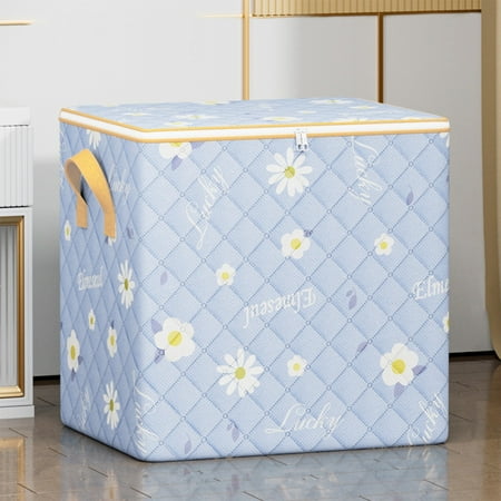 Generic Clothes Storage Bag Wardrobe Sorting Storage Box Portable Storage Bag Winter Cup Storage Box Indoor