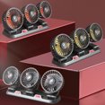 thumbnail image 4 of Electric fan,Fan Rotation With Car Suv Rv Number Display Car 2 Wind Speed 3 Heads Car Wind Speed Number Air Fan Silent Car Fan Rv Marine Boat With 2 Speed Rotatable Dual Fan Car With Car S Rv Eryue, 4 of 7