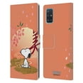 thumbnail image 1 of Head Case Designs Officially Licensed Peanuts Oriental Snoopy Sakura Leather Book Wallet Case Cover Compatible with Samsung Galaxy A51 (2019), 1 of 6