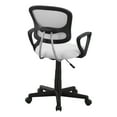 thumbnail image 2 of 21.5" x 23" x 33" White Foam Metal Polypropylene Polyester  Office Chair, 2 of 3