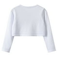 thumbnail image 5 of oqasdz Girls Jackets Spring Fall Handmade Embroidery Heart Knit Cardigan Sweater Shawl Children Thin Air Conditioner Top Coat Outwear Size 7 Y-8 Y, 5 of 6