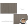 thumbnail image 3 of kurtrusly PVC Tableware Mat Irregular Shape Placemat Home Non- for slip Heat Insulation Table Place Mat,Orange beige, 3 of 6