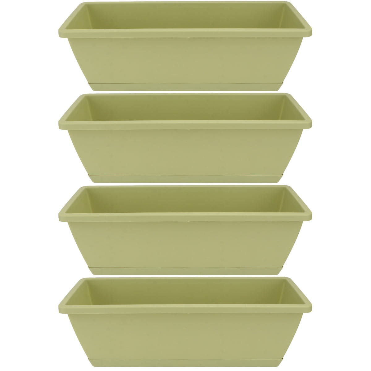 unbranded 4 pcs  Hanging Planter Flower Nursery Pot Basket Balcony Gardening Pot for Fence Window Deck 50. 00X19. 00X15. 00cm