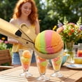thumbnail image 3 of Ice Cream Scoop, Stainless Steel Ice Cream Scooper, Comfortable Ergonomic Handle, Easy Release, Easy Clean Gold 7.2 in, 3 of 7