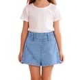 thumbnail image 6 of Girls Denim Shorts For Girls Everyday Comfort And Stretchy Junior Denim Bottoms For School Days Easy Fit, 6 of 6