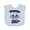 AE-Light Blue, variant on Inktastic USA Patriotic Happy 250th Girls Baby Bib