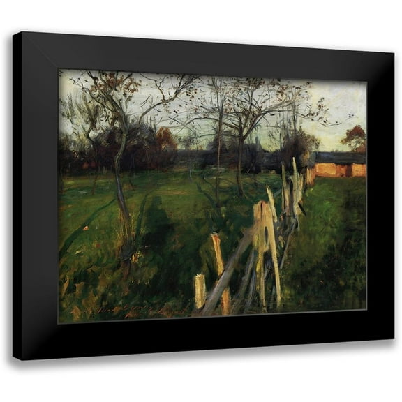 Sargent, John Singer 14x12 Black Modern Framed Museum Art Print Titled - Home Fields
