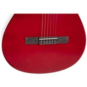 GEWA Basic Classical Guitar 1/2 شفاف أحمر