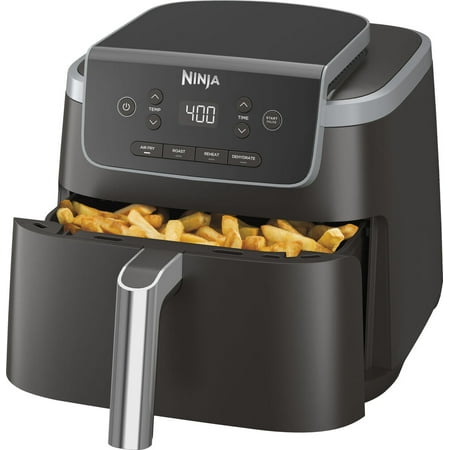 Ninja0 - Air Fryer Pro 4-in-1 with 5 QT Capacity - Gray