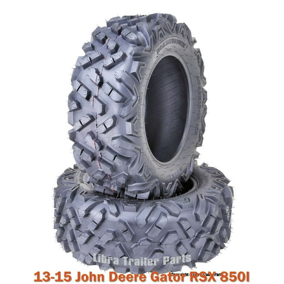 (2) 26x10-14 ATV rear Tire Set for 13-15 John Deere Gator RSX 850I