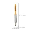 thumbnail image 2 of LOLIPPYY 2-Piece Carpenter Tap and Die Set with Multi-Tapered Tips for Home Repair and, 2 of 8