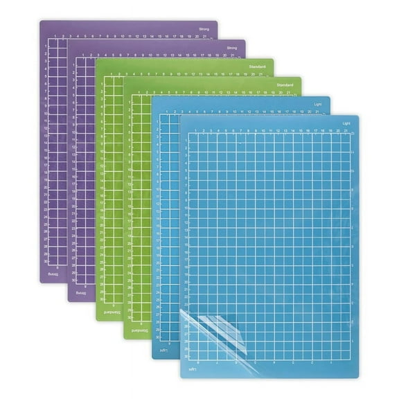 WQNZMADO 6PCS 8.5x12in Cutting Mat for Cricut Joy Xtra (StandardGrip, LightGrip, StrongGrip), Reusable Cutting Mats