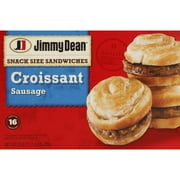 Jimmy Dean Sausage Croissant Snack Size Sandwiches, 16 count, 25.6 oz