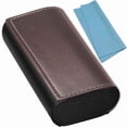thumbnail image 1 of Estuche Doble para Gafas Meigan con Caparazón Duro de Aluminio y Cuero Sintético, 1 of 8