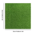 thumbnail image 3 of Fake Grass Decor 20x40in Fairy Garden Accessories Miniature Artificial Grass Square Mats for Dollhouse Ornament DIY Decor Lawn Fairy Garden Decor Kit, 3 of 6