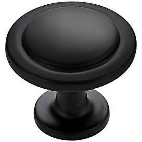 15 Pack 1-1/4 inch Kitchen Cabinet Knobs Drawer Knobs Dresser Knobs Matte Black Zinc Knobs Drawer Pulls Door Knobs Dresser Drawer Handles Knobs for Dresser Drawers Black 15 Black 15
