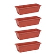 thumbnail image 1 of Almencla 4 Pieces Window Box Planter Boxes Flower Pots for Indoor Outdoor Garden Yard M, 1 of 8