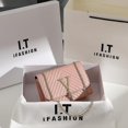 thumbnail image 1 of LLC Sac de Messager de Mode Tissé Rose pour Femmes, 1 of 5