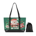thumbnail image 7 of FORMRS Canvas Laptop Tote Bag for Women with 15.6" Computer Compartments Shoulder Handbag, Cute Christmas Pattern, 7 of 7